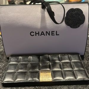 🔥🖤🔥 NEW SALE!!! Chanel Chocolate Bar Wallet Black🔥🖤🔥